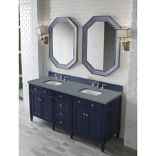 Load image into Gallery viewer, James Martin Brittany 72&quot;  Victory Blue Double Vanity