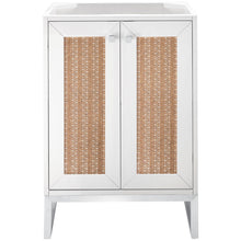 Load image into Gallery viewer, James Martin Chianti 24&quot; Glossy White - Brushed Nickel Single Vanity