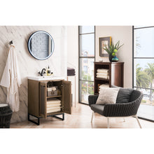 Load image into Gallery viewer, James Martin Chianti 24&quot; Whitewashed Walnut - Matte Black Single Vanity