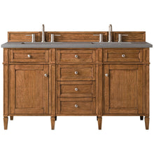 Load image into Gallery viewer, James Martin Brittany 60&quot;  Saddle Brown Double Vanity- James Martin