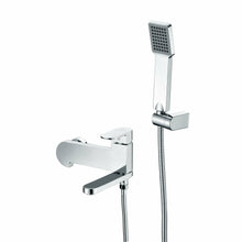 Load image into Gallery viewer, Echo Series 1-Handle 1-Spray Tub and Shower Faucet in Polished Chrome- Anzzi