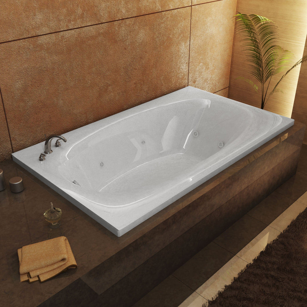 Atlantis Whirlpools Polaris 42 x 72 Rectangular Whirlpool Jetted Bathtub- Atlantis Whirlpools