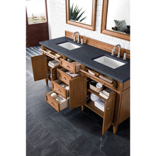 Load image into Gallery viewer, James Martin Brittany 72&quot;  Saddle Brown Double Vanity