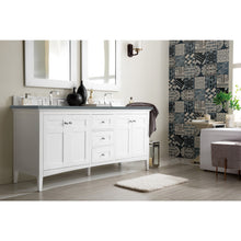 Load image into Gallery viewer, James Martin Palisades 72&quot; Bright White Double Vanity