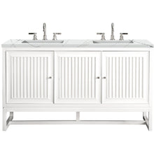 Load image into Gallery viewer, James Martin Athens 60&quot; Glossy White Double Vanity- James Martin