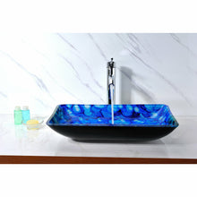 Load image into Gallery viewer, Voce Series Deco-Glass Vessel Sink in Lustrous Blue- Anzzi
