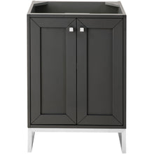 Load image into Gallery viewer, James Martin Chianti 24&quot; Mineral Grey - Brushed Nickel Single Vanity- James Martin