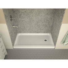 Load image into Gallery viewer, Tier 32 x 60  in. Right Drain Single Threshold Shower Base in White- Anzzi