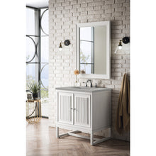 Load image into Gallery viewer, James Martin Athens 30&quot; Glossy White Single Vanity