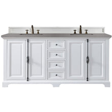 Load image into Gallery viewer, James Martin Providence 72&quot; Bright White Double Vanity- James Martin