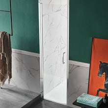Load image into Gallery viewer, Lancer 23 in. x 72 in. Semi-Frameless Shower Door with TSUNAMI GUARD in Polished Chrome- Anzzi