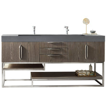 Load image into Gallery viewer, James Martin Columbia 72&quot; Ash Gray Double Vanity- James Martin