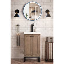Load image into Gallery viewer, James Martin Chianti 20&quot; Whitewashed Walnut - Matte Black Single Vanity