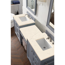 Load image into Gallery viewer, James Martin Copper Cove Encore 86&quot; Silver Gray Double Vanity Set
