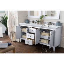 Load image into Gallery viewer, James Martin Palisades 72&quot; Bright White Double Vanity