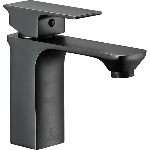 Promenade Single Hole Single Handle Bathroom Faucet in Oil Rubbed Bronze- Anzzi
