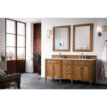 Load image into Gallery viewer, James Martin Brittany 72&quot;  Saddle Brown Double Vanity