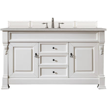Load image into Gallery viewer, James Martin Brookfield 60&quot; Bright White Single Vanity- James Martin