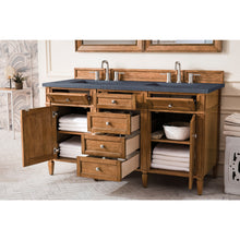 Load image into Gallery viewer, James Martin Brittany 60&quot;  Saddle Brown Double Vanity