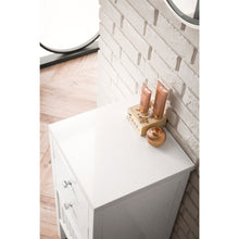 Load image into Gallery viewer, James Martin Athens 15 Cabinet w/ Drawers &amp; Door Glossy White