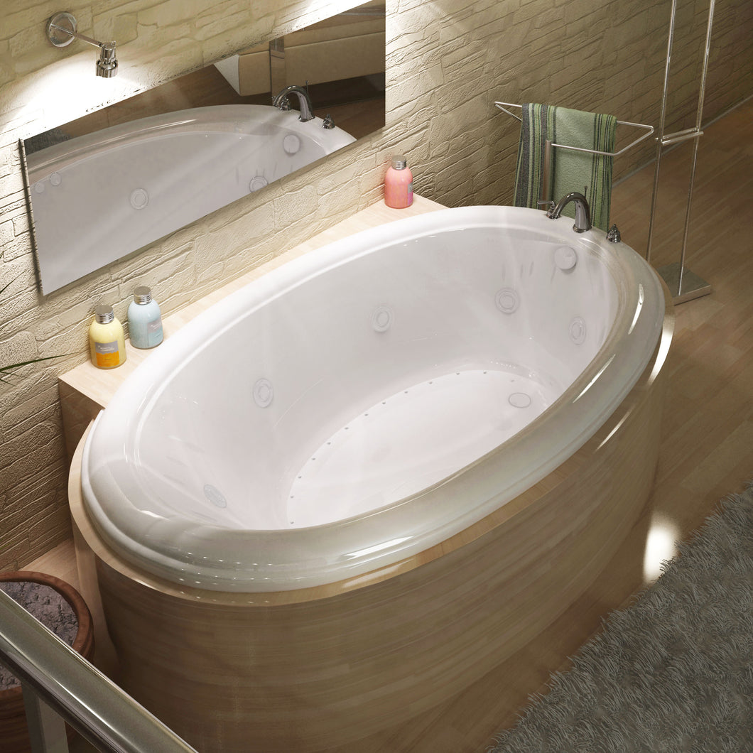 Atlantis Whirlpools Petite 42 x 70 Oval Air & Whirlpool Jetted Bathtub- Atlantis Whirlpools