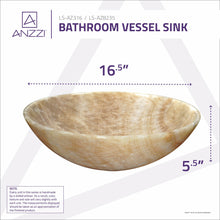 Load image into Gallery viewer, Desert Gate Natural Stone Vessel Sink in Cream Jade- Anzzi