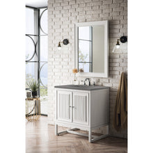 Load image into Gallery viewer, James Martin Athens 30&quot; Glossy White Single Vanity