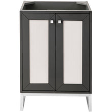 Load image into Gallery viewer, James Martin Chianti 24&quot; Mineral Grey - Brushed Nickel Single Vanity