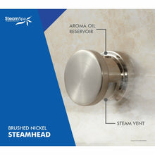 Load image into Gallery viewer, SteamSpa Indulgence 7.5 KW QuickStart Acu-Steam Bath Generator Package with Built-in Auto Drain in Brushed Nickel- SteamSpa