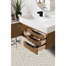 Load image into Gallery viewer, James Martin Mercer Island 36&quot; Latte Oak - Matte Black Single Vanity