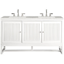 Load image into Gallery viewer, James Martin Athens 60&quot; Glossy White Double Vanity- James Martin
