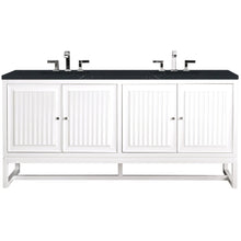Load image into Gallery viewer, James Martin Athens 72&quot; Glossy White Double Vanity- James Martin