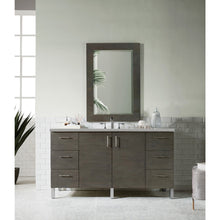 Load image into Gallery viewer, James Martin Metropolitan 60&quot; Silver Oak Single Vanity