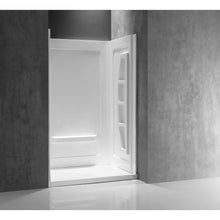 Load image into Gallery viewer, Forum 48 in. x 36 in. x 74 in. 3-piece DIY Friendly Alcove Shower Surround in White- Anzzi