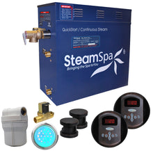 Load image into Gallery viewer, SteamSpa Royal 12 KW QuickStart Acu-Steam Bath Generator Package with Built-in Auto Drain in Oil Rubbed Bronze- SteamSpa