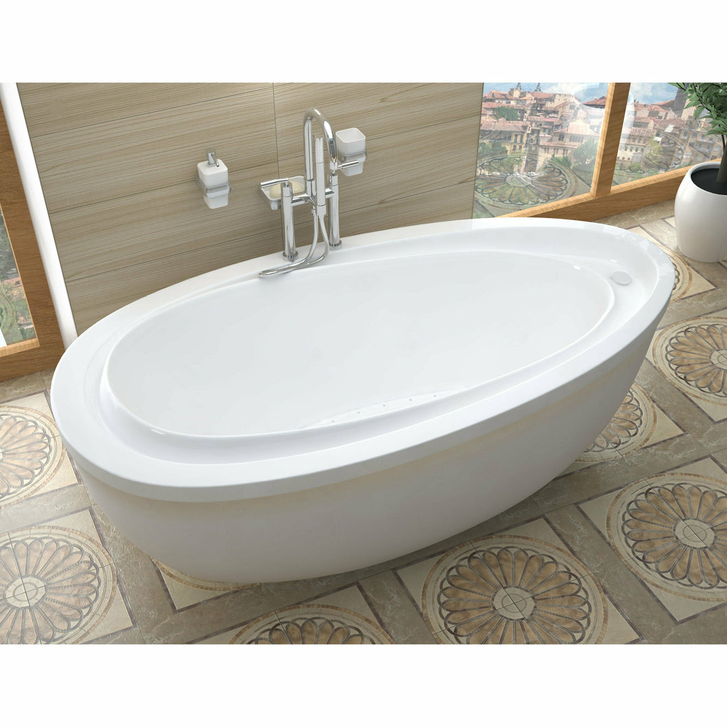 Atlantis Whirlpools Breeze 38 x 71 Oval Freestanding Air Jetted Bathtub- Atlantis Whirlpools