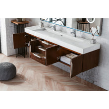 Load image into Gallery viewer, James Martin Mercer Island 72&quot; Coffee Oak Double Vanity
