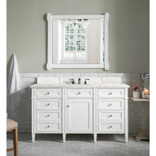 Load image into Gallery viewer, James Martin Brittany 60&quot;  Bright White Single Vanity- James Martin