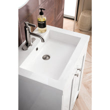 Load image into Gallery viewer, James Martin Chianti 24&quot; Glossy White - Brushed Nickel Single Vanity