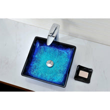 Load image into Gallery viewer, Kuku Series Deco-Glass Vessel Sink in Blazing Blue- Anzzi
