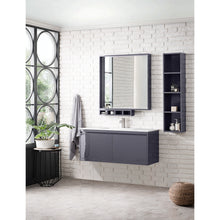 Load image into Gallery viewer, James Martin Milan 47.3&quot; Modern Grey Glossy Single Vanity