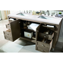 Load image into Gallery viewer, James Martin Chicago 60&quot; Whitewashed Walnut Double Vanity
