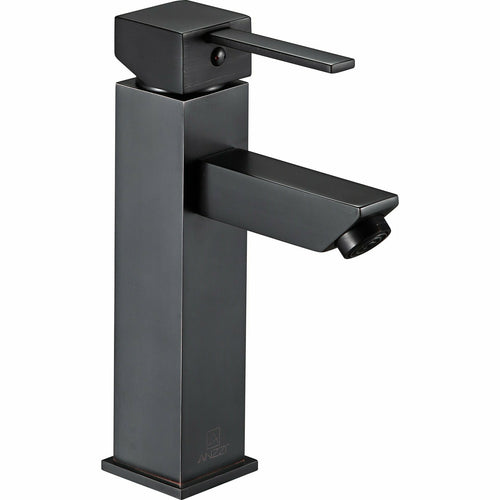 Pygmy Single Hole Single Handle Bathroom Faucet in Oil Rubbed Bronze- Anzzi