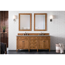 Load image into Gallery viewer, James Martin Brittany 72&quot;  Saddle Brown Double Vanity- James Martin
