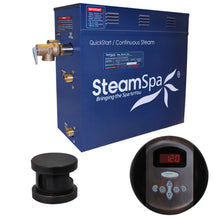 Load image into Gallery viewer, SteamSpa Oasis 9 KW QuickStart Acu-Steam Bath Generator Package in Oil Rubbed Bronze- SteamSpa