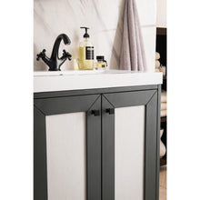 Load image into Gallery viewer, James Martin Chianti 24&quot; Mineral Grey - Matte Black Single Vanity