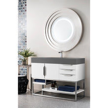 Load image into Gallery viewer, James Martin Columbia 48&quot; Glossy White Single Vanity