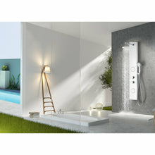 Load image into Gallery viewer, Aquifer Series 56 in. Full Body Shower Panel System with Heavy Rain Shower and Spray Wand in White- Anzzi