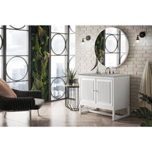 Load image into Gallery viewer, James Martin Athens 36&quot; Glossy White Single Vanity