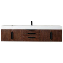 Load image into Gallery viewer, James Martin Mercer Island 72&quot; Coffee Oak - Matte Black Single Vanity- James Martin